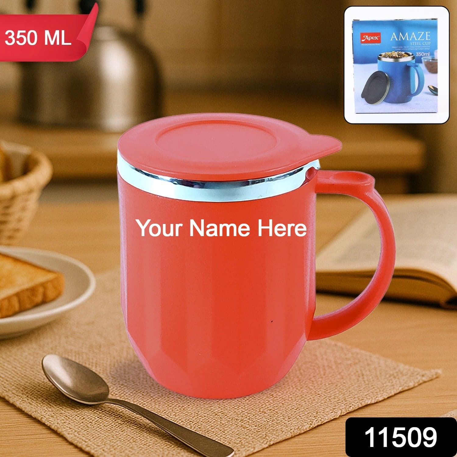 Customize Apex Stainless Steel Insulated Mug 350ML (1 Pc) — image 1