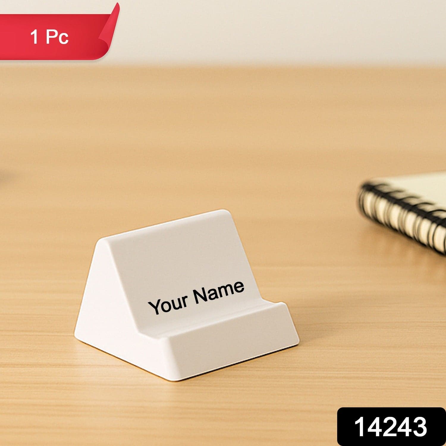 Customized / Personalized Compact Plastic Mobile Phone Holder Stand (1 Pc & Mix Color) — image 1