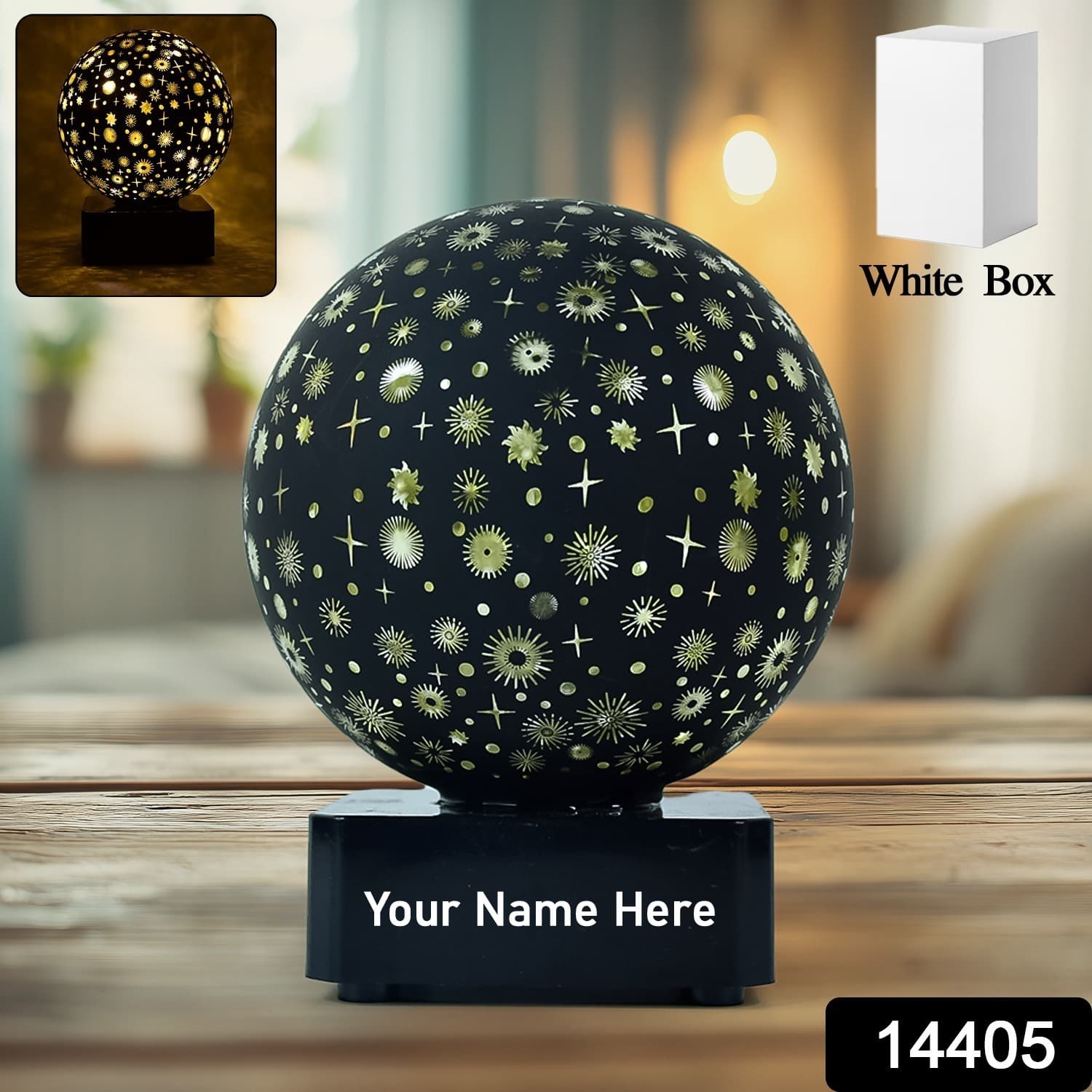 Customize Premium Award Style LED Night Lamp (1 Pc)