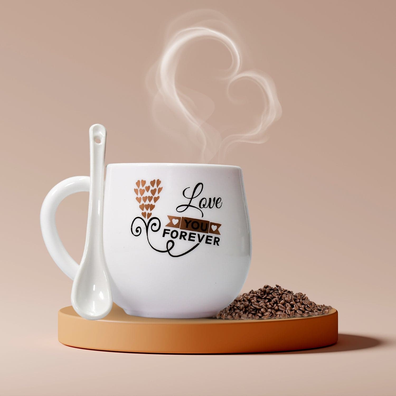 Customize Multi design coffee Mug With Spoon and box packing. Ceramic Mugs to Gift your Best Friend Tea Mugs Coffee Mugs Microwave Safe — image 1