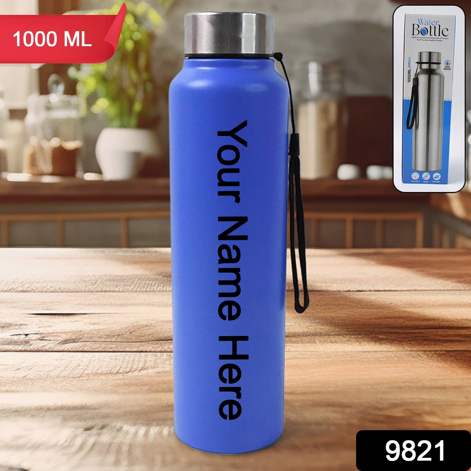 Customize Stainless Steel Double Wall Vacuum-Insulated Drink Water Bottle (1000 ML) — image 1
